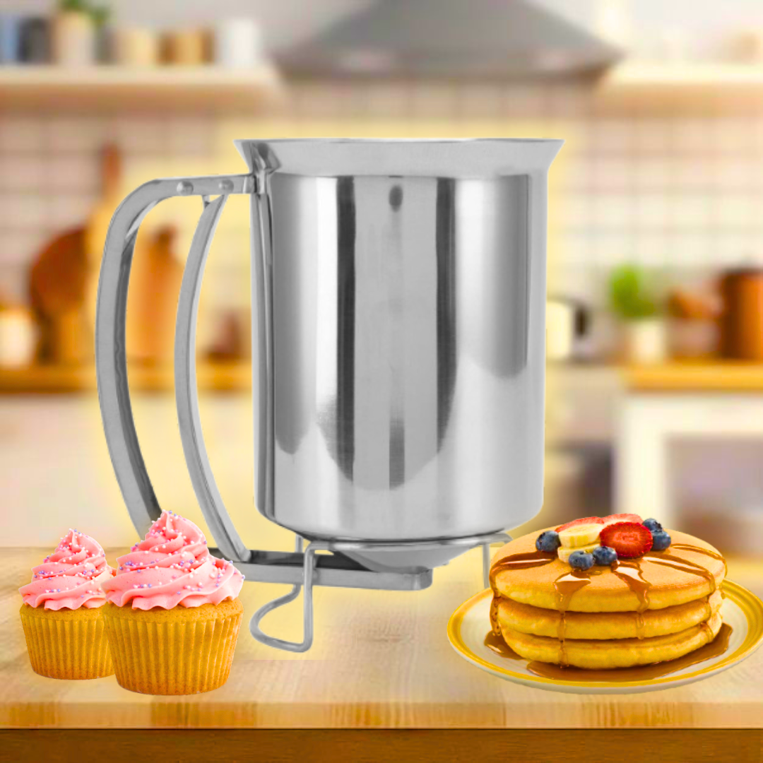 Batter dispenser for baking